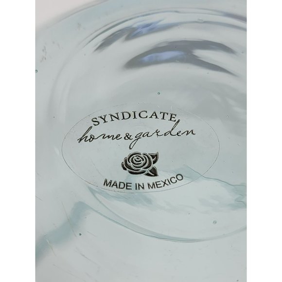 Vintage Syndicate Home & Garden Made‎ In Mexico Bowl With Blue Tint - Picture 8 of 8